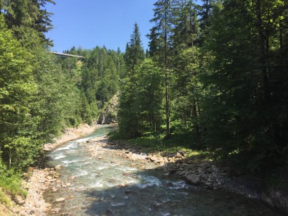 Brücke über die Breitach