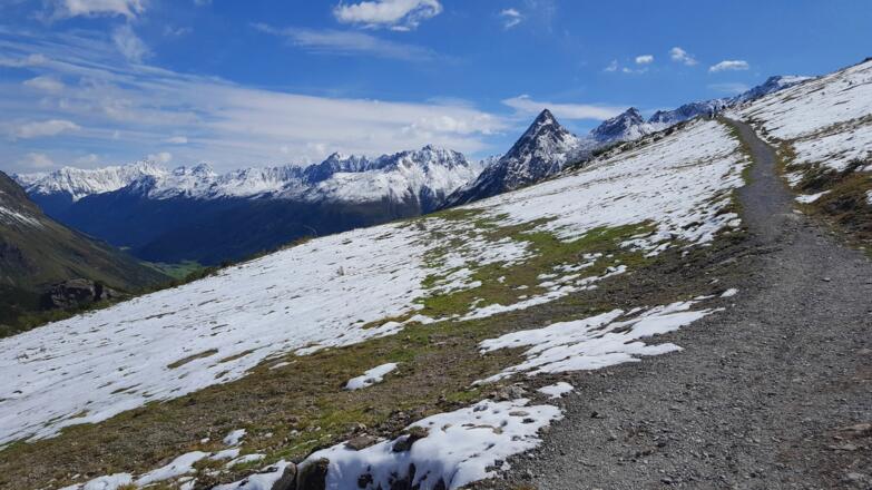 Herrlicher Ausblick entlang des Paznauntals