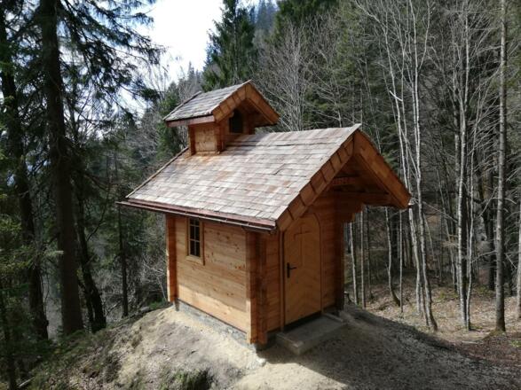 Holzkapelle Nachbergalm neu