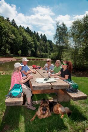 Picknickstelle an der Freizeitanlage Eschau - Wildensee