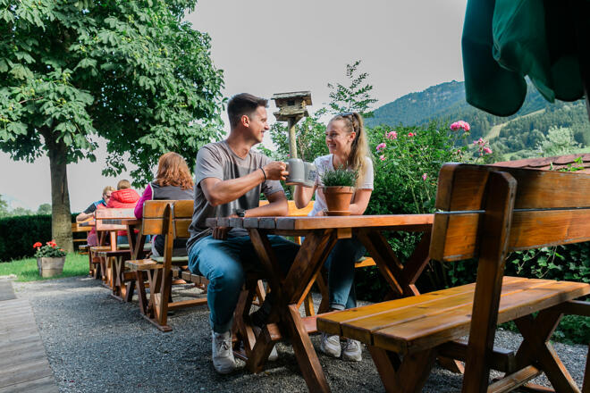 Biergarten der Schankwirtschaft Wohlfart