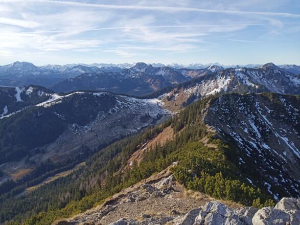 auf der Brecherspitze, Blick nach Westen