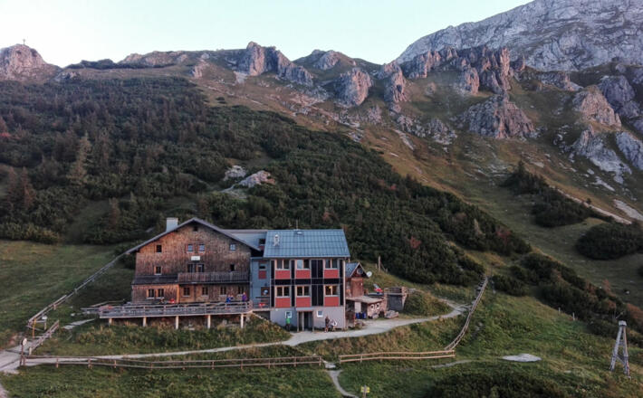 Morgen am Carl-von-Stahl-Haus