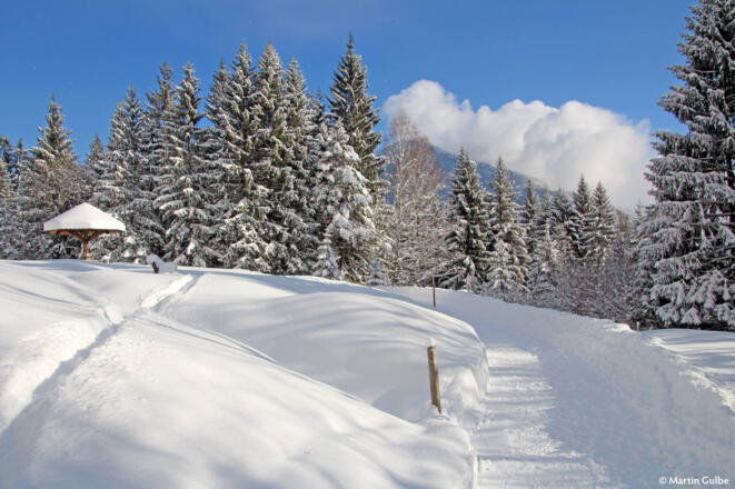 Kramerplateauweg im Winter