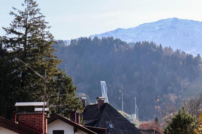 Ausblick zur Olympiaschanze