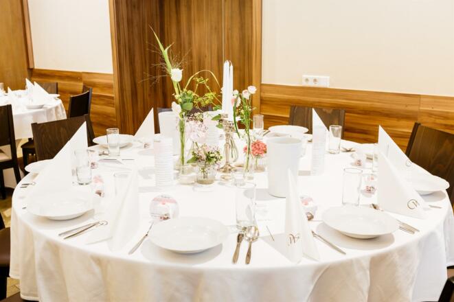 Gasthaus Wundsam gedeckter Tisch 2
