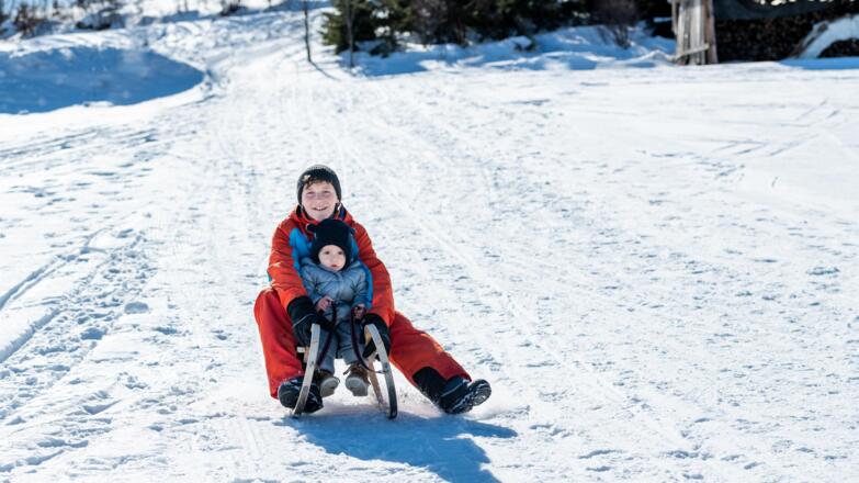 Schlittenfahren - Sportarena Liebenau