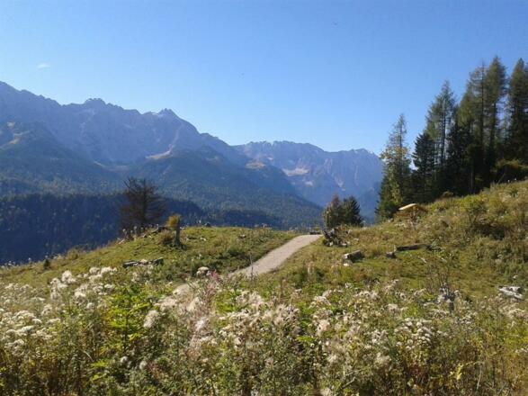 Höhenrückenweg zur Elmauer Alm