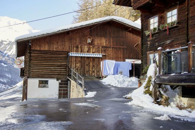Moosalm im Winter