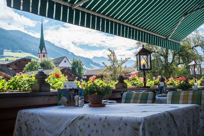 Terrasse im Restaurant Zur Post