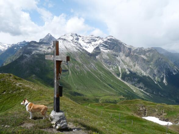 Am Grubenkopf - höchster Punkt unserer Kammwanderung.