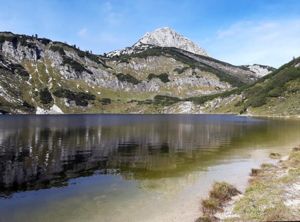 Rückblick zum Rinnerkogel (Paradeseite)