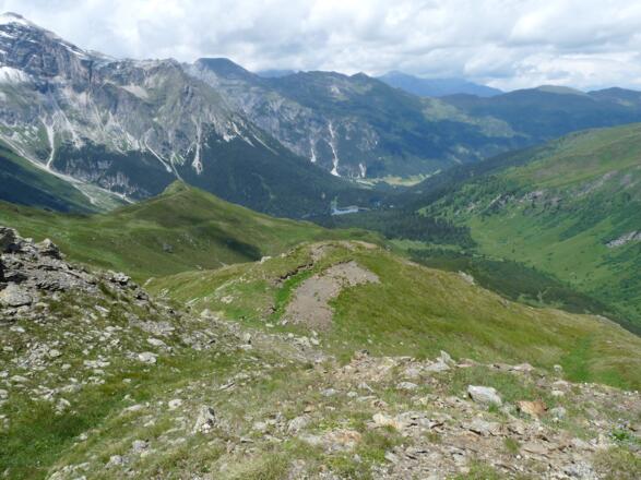 Der erste Tiefblick auf den wunderschönen Obernberger See.