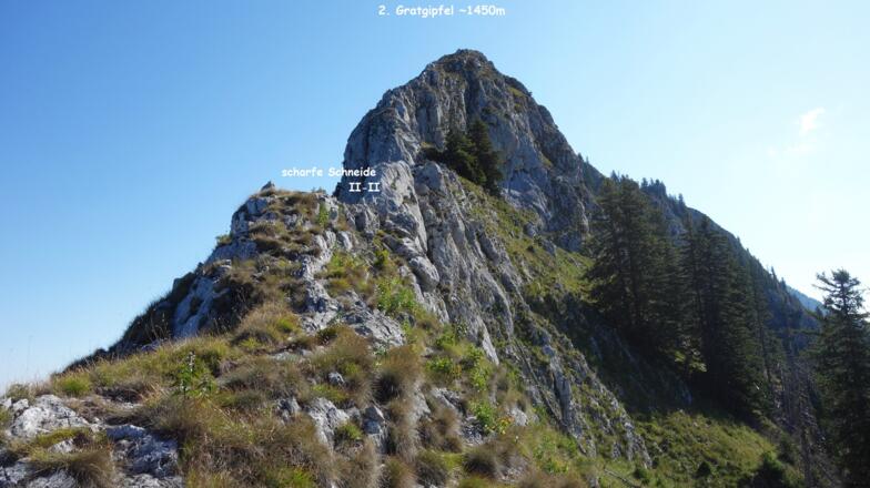 2. Gratgipfel ~1450m