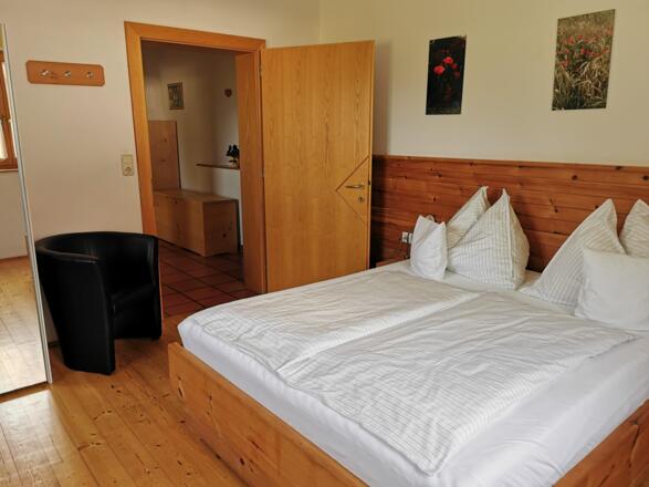 Schlafzimmer Ferienwohnung Sturmhof