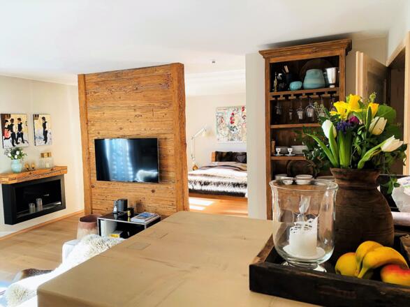 Blick in die Wohnung