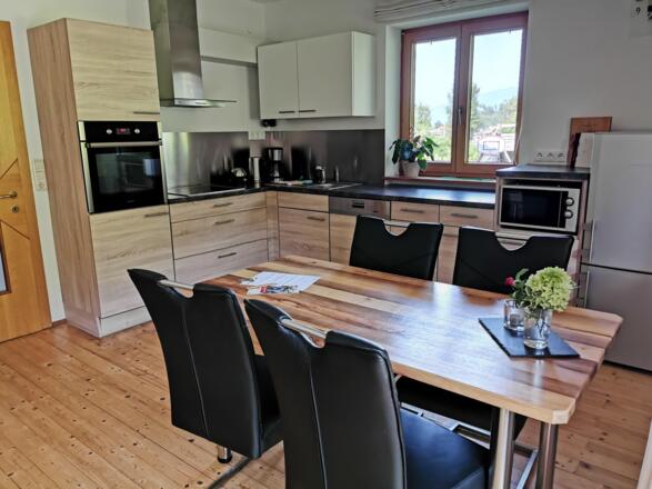 Ferienwohnung Wohnbereich Küche