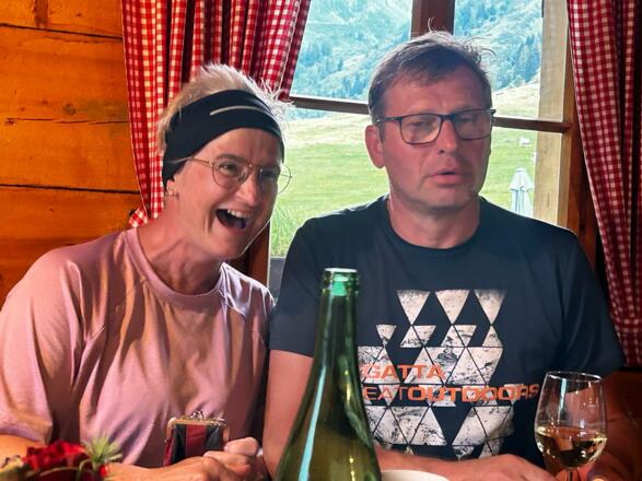 gemütlich auf der Aigenalm