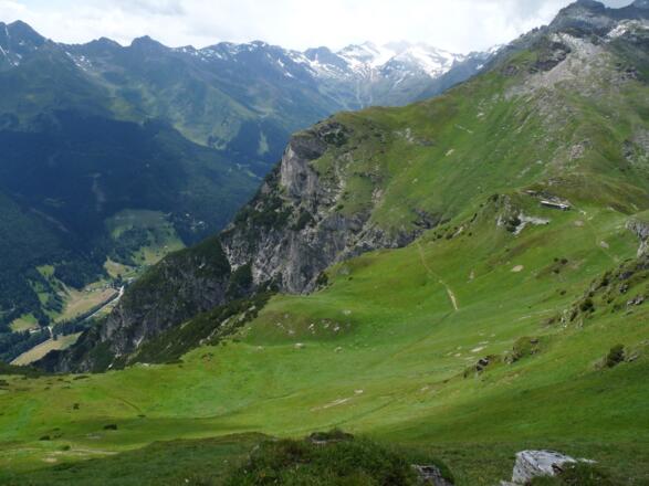 Blick vom Grubenkopf ins Pflerschtal.