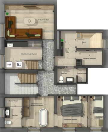 The Main Chalet Kellergeschoss