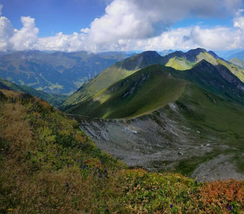 Blick vom Frauenkogel nach Osten