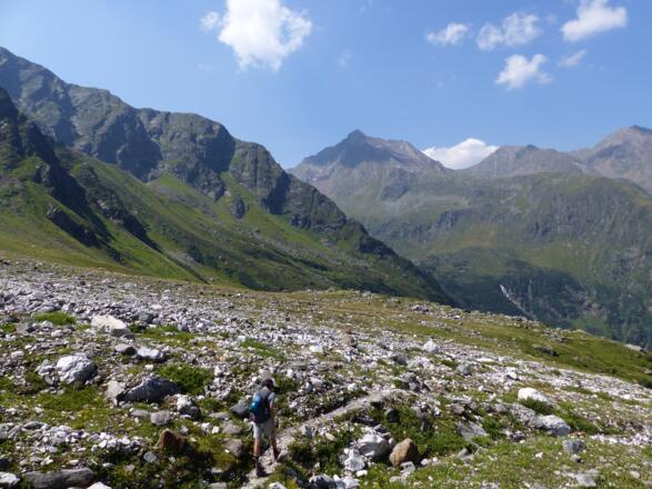 Nur wenige Bergsteiger wird man auf dieser Route treffen.