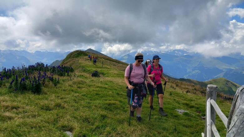 am Frauenkogel, Blick zurück zum Gamskarkogel