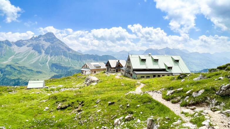 Mindelheimer Hütte Mittelberg Sommer