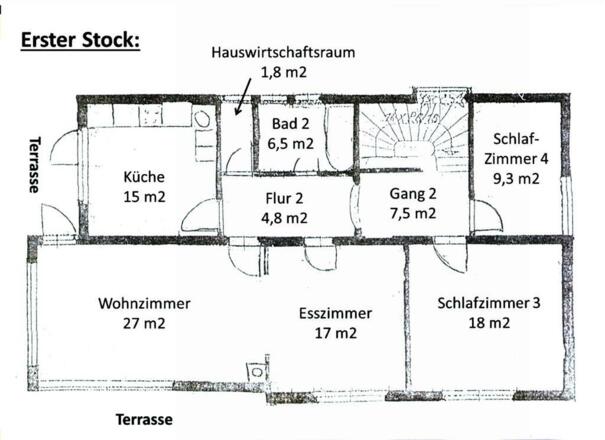 Grundriss 1 Stock