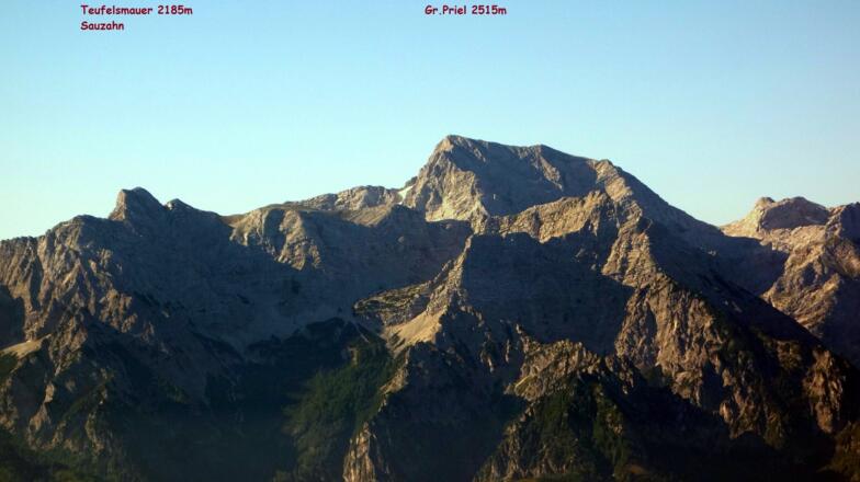 Blick zum Prielkamm