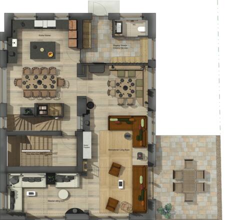 The Main Chalet Erdgeschoss
