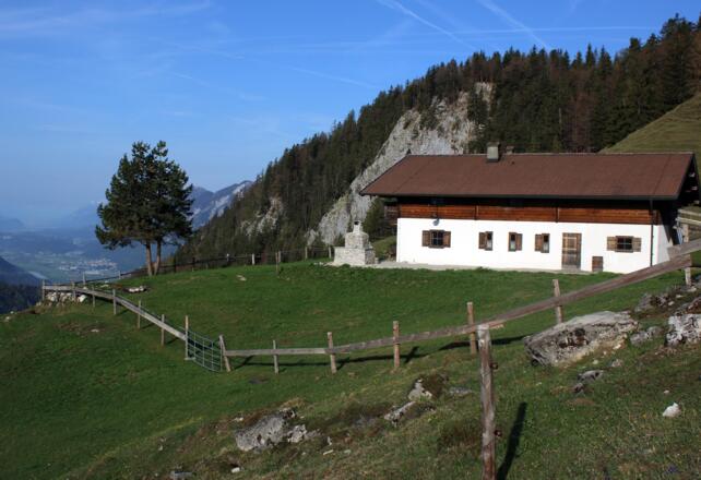 Endlich Sonne an der Ritzaualm