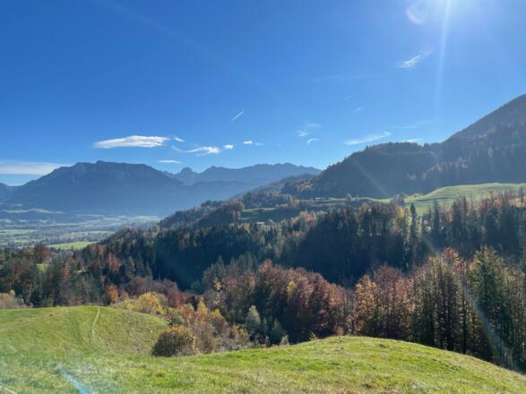 Von Seebach Richtung Niederaudorf