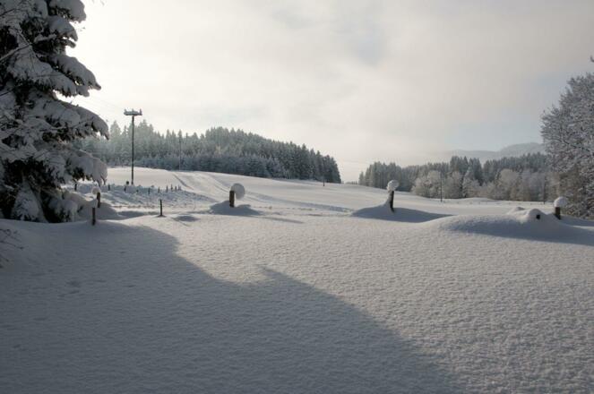 Winterlandschaft vor der Haustür