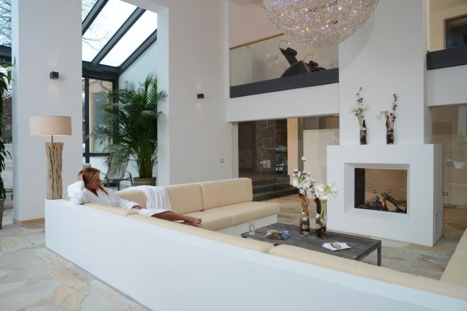 Ruhebereich im Landhaus-Spa