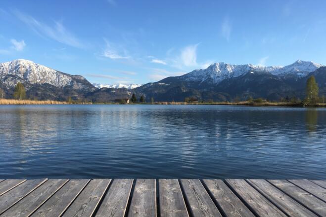Blick vom Eichsee Richtung Süden