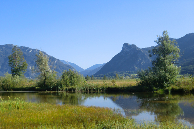 Mountainbiketour Aufacker Runde - Blick auf Laber