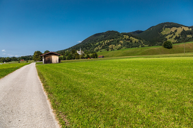Kurz nach Unterammergau