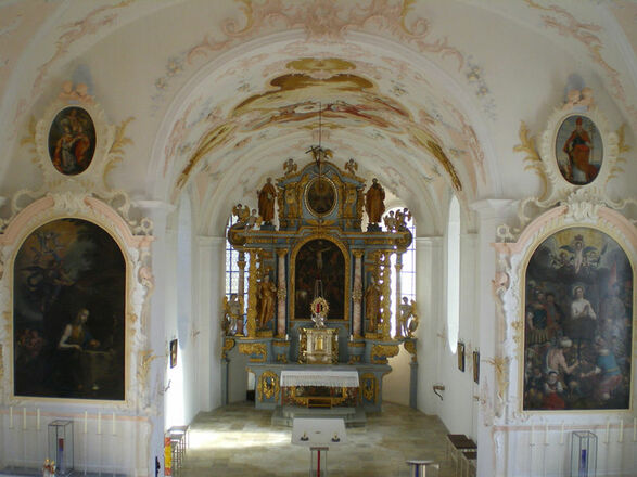 Kappelkirche Innen - Altarbild