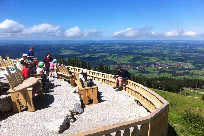 Fernwanderweg Meditationsweg Ammergauer Alpen - Zeitberggipfel am Hörnle