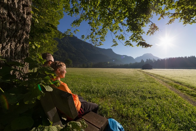 Meditationsweg Ammergauer Alpen - an der Getrudiskapelle