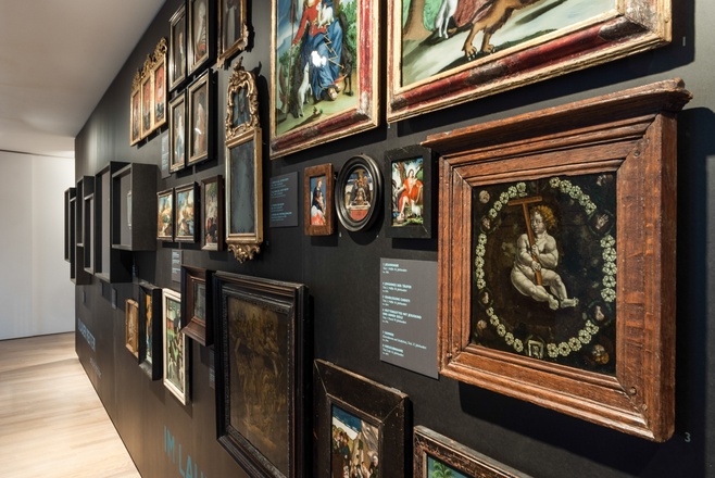 Hinterglaskunstraum im Schloßmuseum Murnau