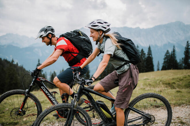 Mountainbiketour in der Zugspitz Arena Bayern-Tirol