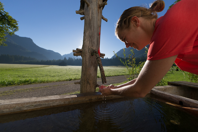 Meditationsweg Ammergauer Alpen - an der Getrudiskapelle