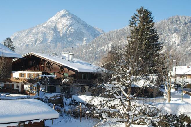 Wintertraum  - Blick vom Balkon