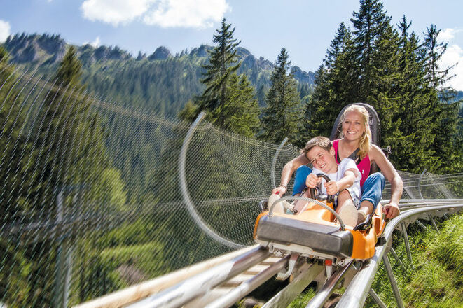 Fahrt mit dem Alpine Coaster Oberammergau