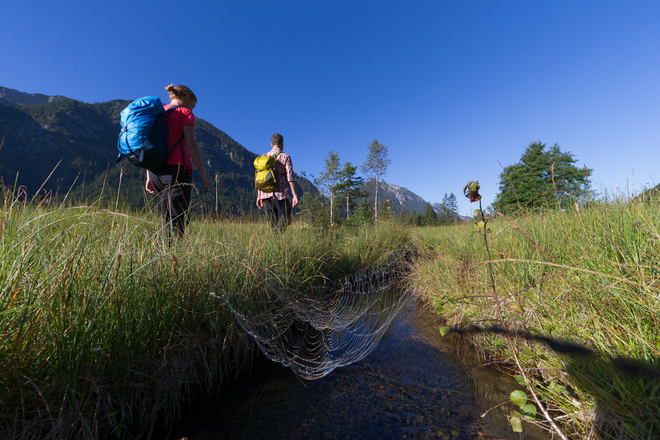 Meditationsweg Ammergauer Alpen - bei den kleinen Ammerquellen