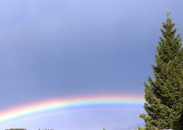 Regenbogen über Füssen