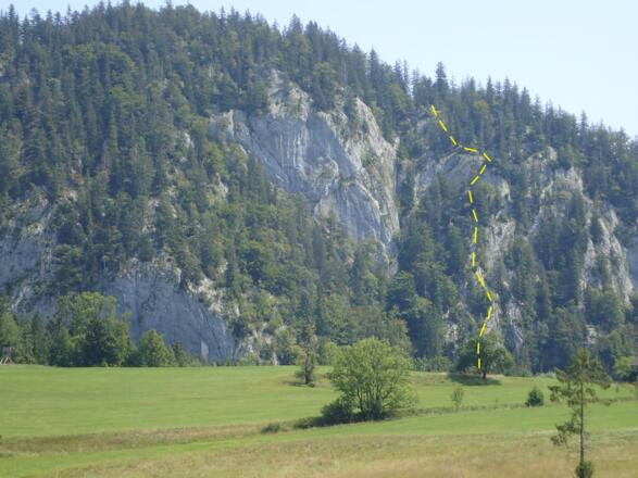 Ungefährer Verlauf der Route "Irma la Douce"
