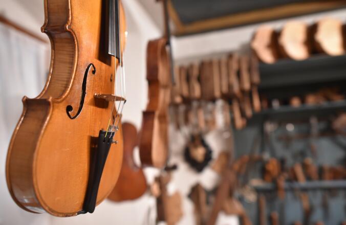 Werkstatt im Geigenbaumuseum zu Mittenwald
